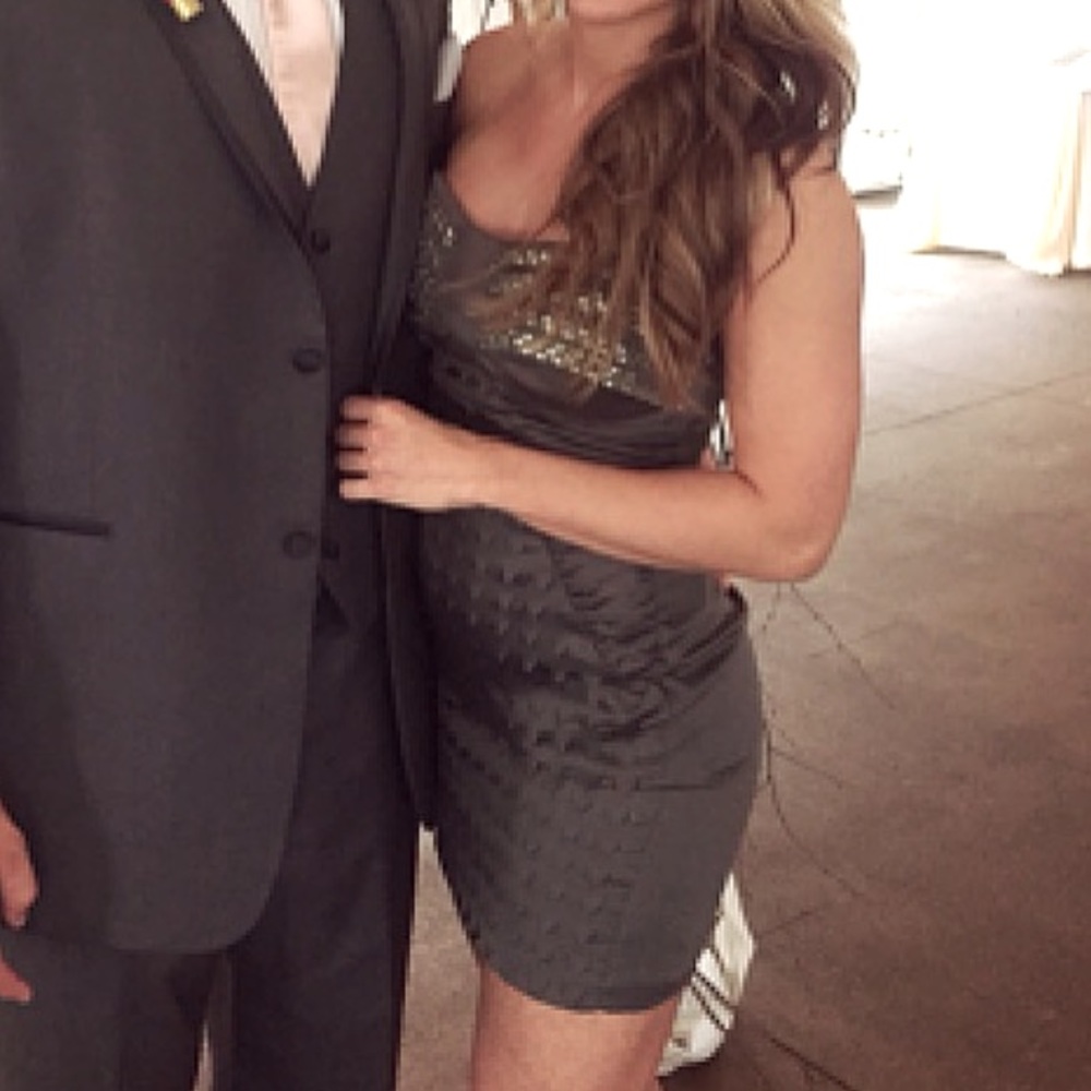 Unique dress worn to wedding